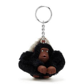 Kipling Mom And Baby Sven Monkey Keychain Aksesuar Siyah | TR 1268RV